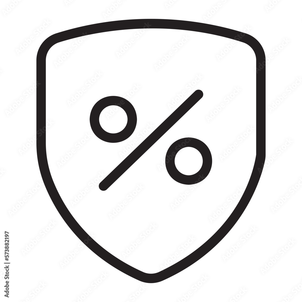 shield line icon