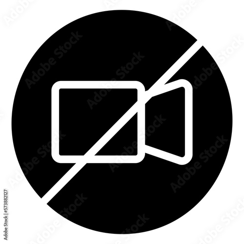 no recoding glyph icon