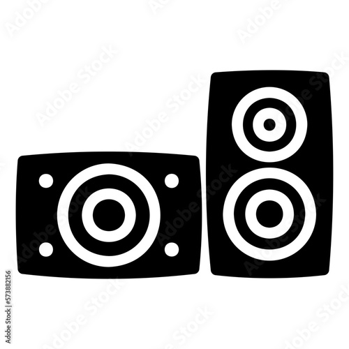 audio glyph icon
