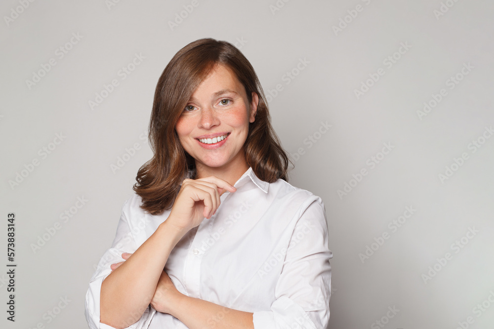 Portrait of a beautiful woman doctor isolated over white background Portrait of a beautiful woman doctor isolated over white background