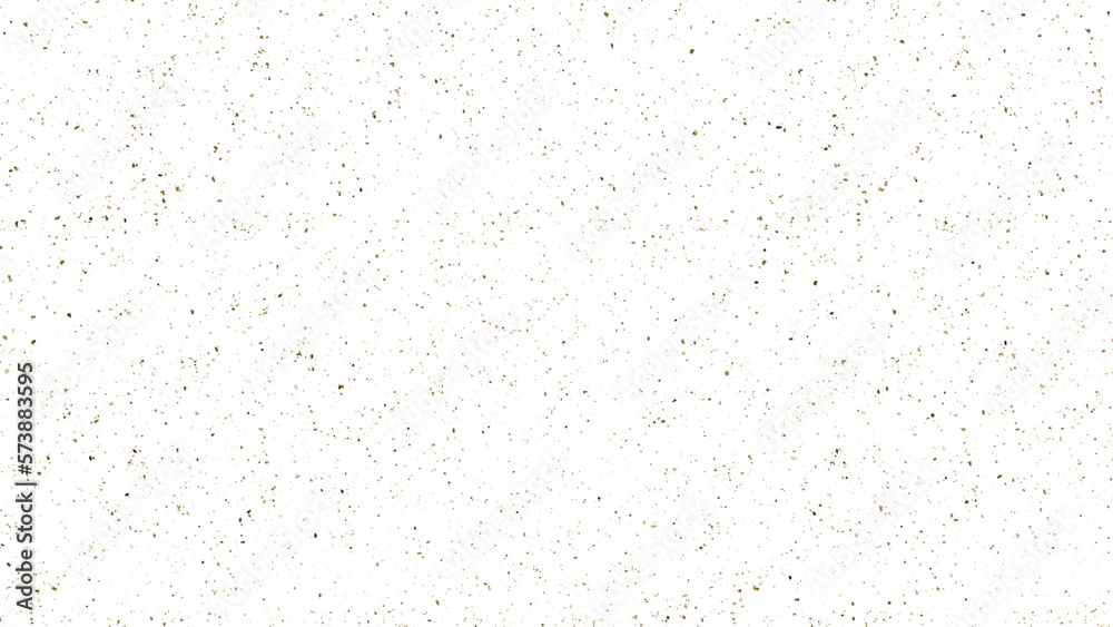 Coffee Color Grain Texture Isolated on White Background. Chocolate Shades Confetti. Brown Particles. Digitally Generated Image. Vector Illustration.