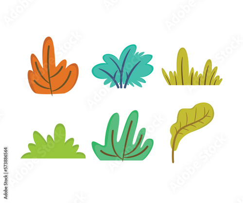 shrub and plant icon vector illustration 