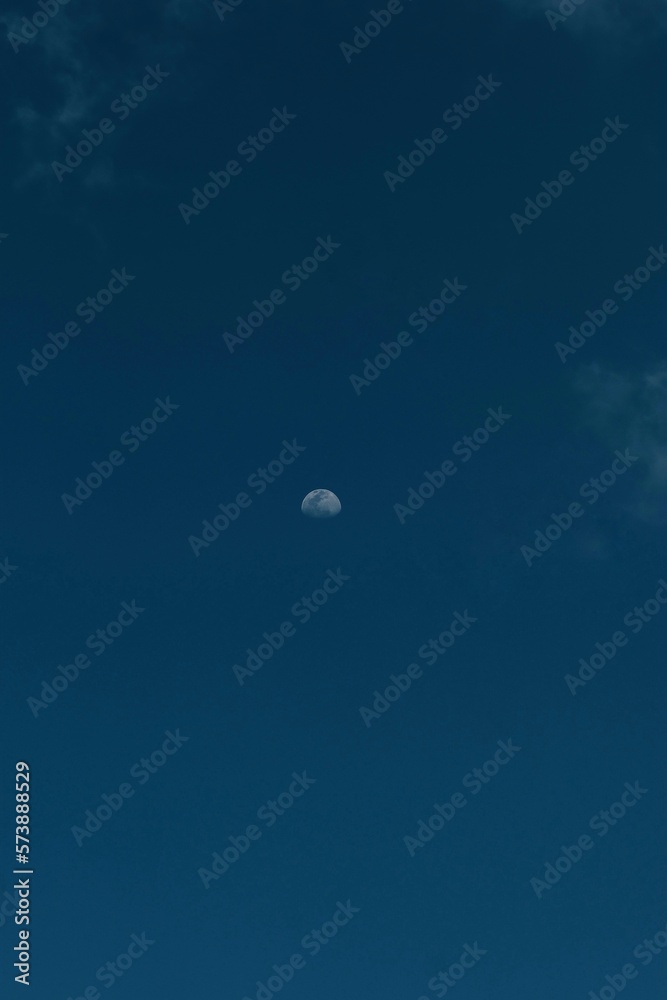 moon in a blue sky moon in a blue sky