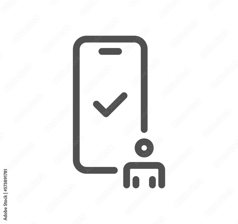 Business to business icon outline and linear vector. Business to business icon outline and linear vector.