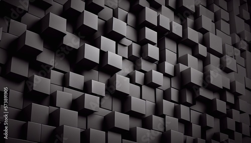 An abstract background of dark squares.