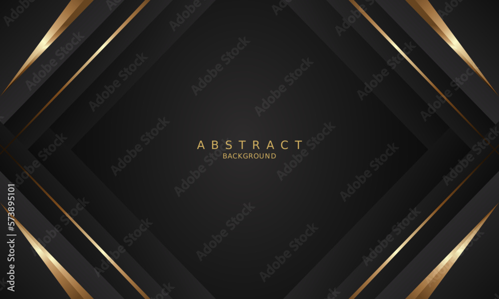dark black luxury premium background and gold line. dark black luxury premium background and gold line.