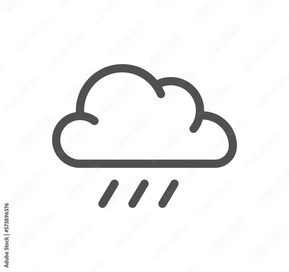 Weather related icon outline and linear vector. Weather related icon outline and linear vector.