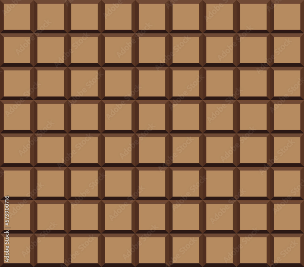 Chocolate bar flat seamless pattern Chocolate bar flat seamless pattern