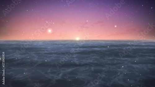 Sunrise over the sea