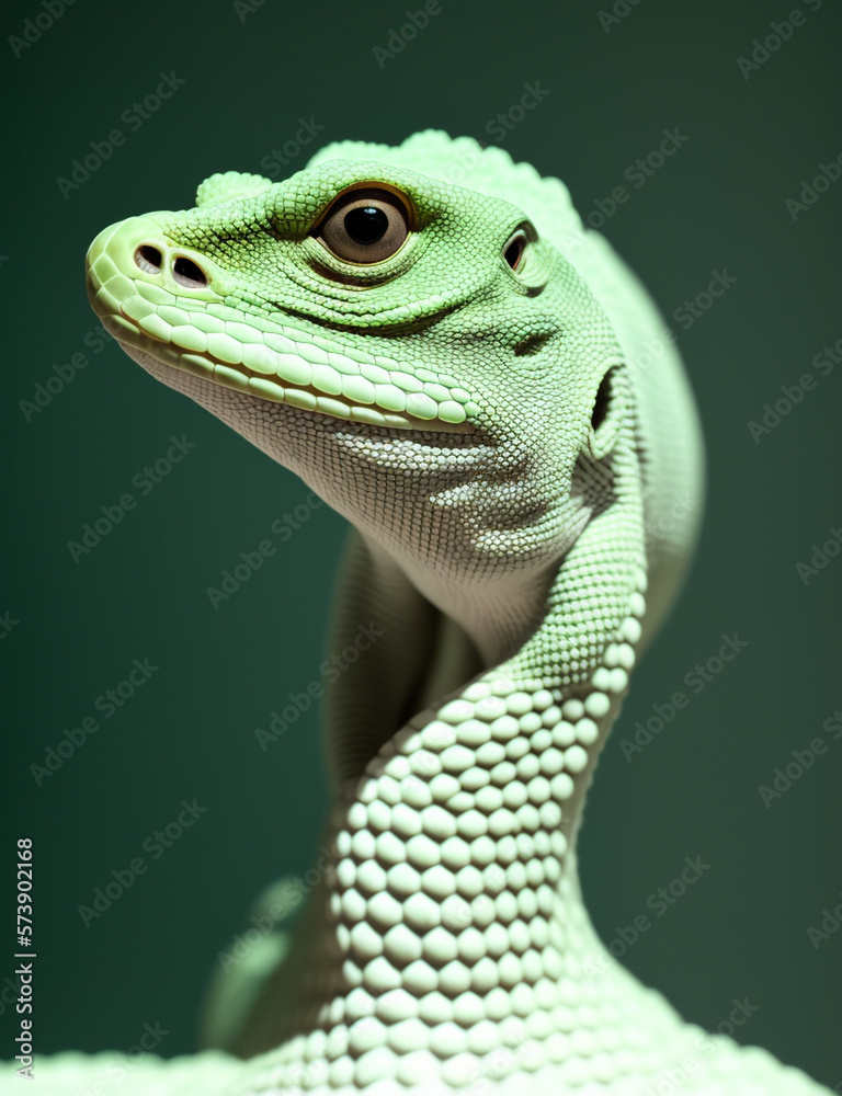 Reptil generado con inteligencia artificial Reptil generado con inteligencia artificial