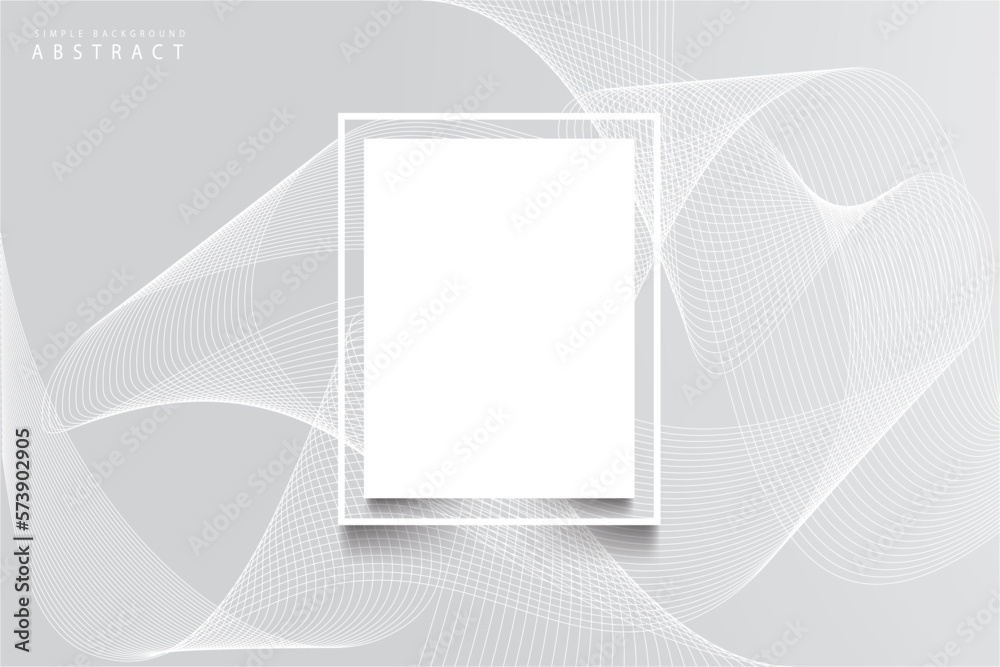 Fototapeta premium SIMPLE LINE ABSTRACT BACKGROUND ILLUSTRATION