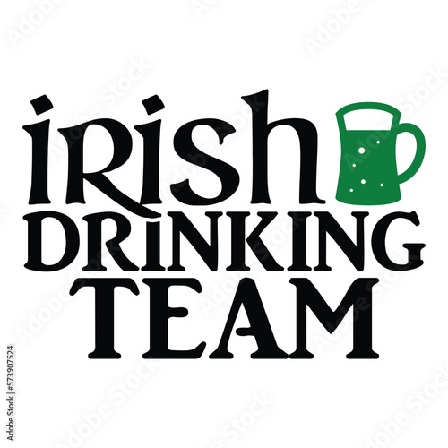 Irish Drinking Team SVG photo