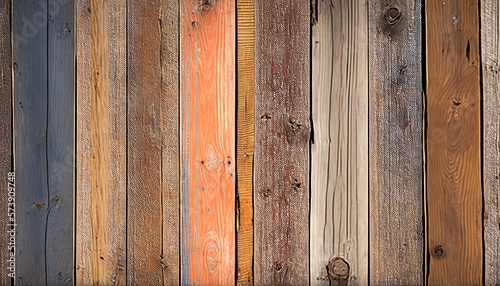 Rustic Wood Paneling in Natural Colors. AI generative. © Jardel Bassi