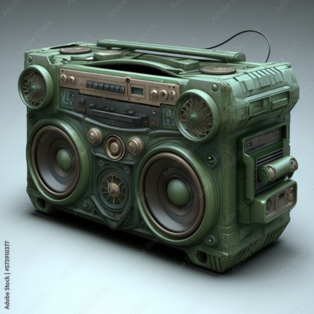 Fototapeta premium A ghetto blaster