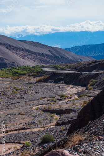 Montaña de colores en la ruta de los seismiles, Fiambala, Catamarca, Argentina photo