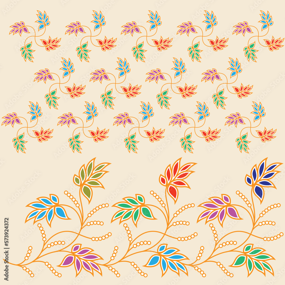 seamless pattern with flowers seamless pattern with flowers