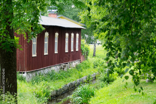 Streets of old town of Rauma in Finland
 photo