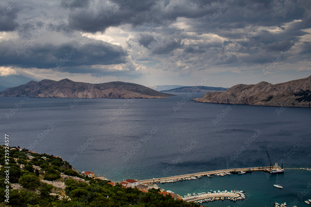 Cloudy Croatian Bay