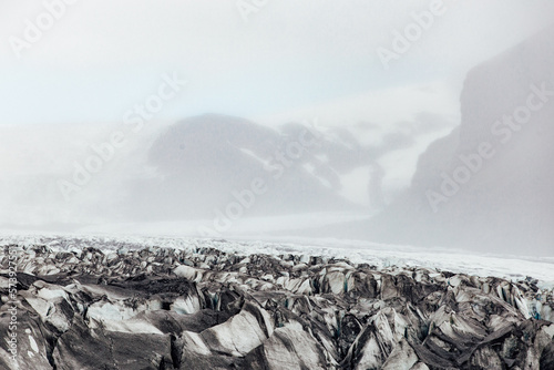 snow covered glacier in Iceland