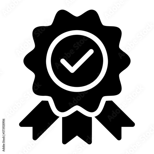 badge glyph icon