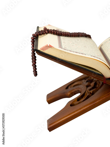Sticker Holy Quran in wooden stand