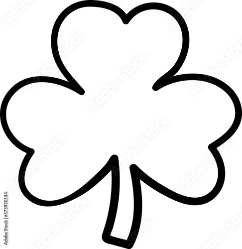 St. Patrick's Day Shamrock Outline photo