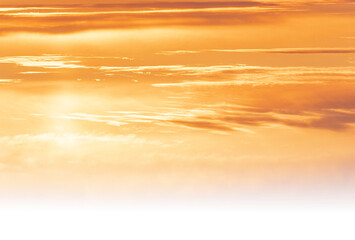 Fototapete Sonnenuntergang Bright sky during sunset time as gradient, PNG  © Savvapanf Photo ©