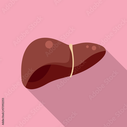 Vitamin D human organ icon flat vector. Food deficiency. Butter lack