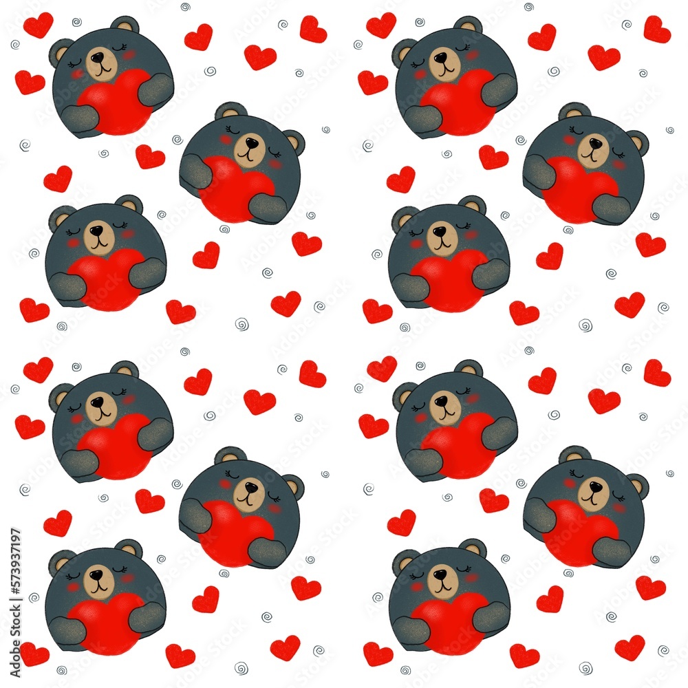 Cute fluffy characters. Beautiful balloons with a muzzle. Nice baby characters.