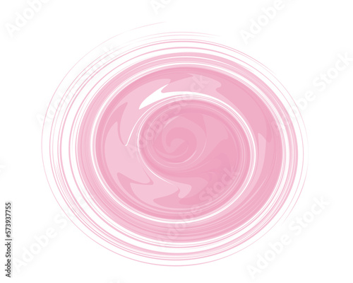 Abstract pink watercolor paint on white background