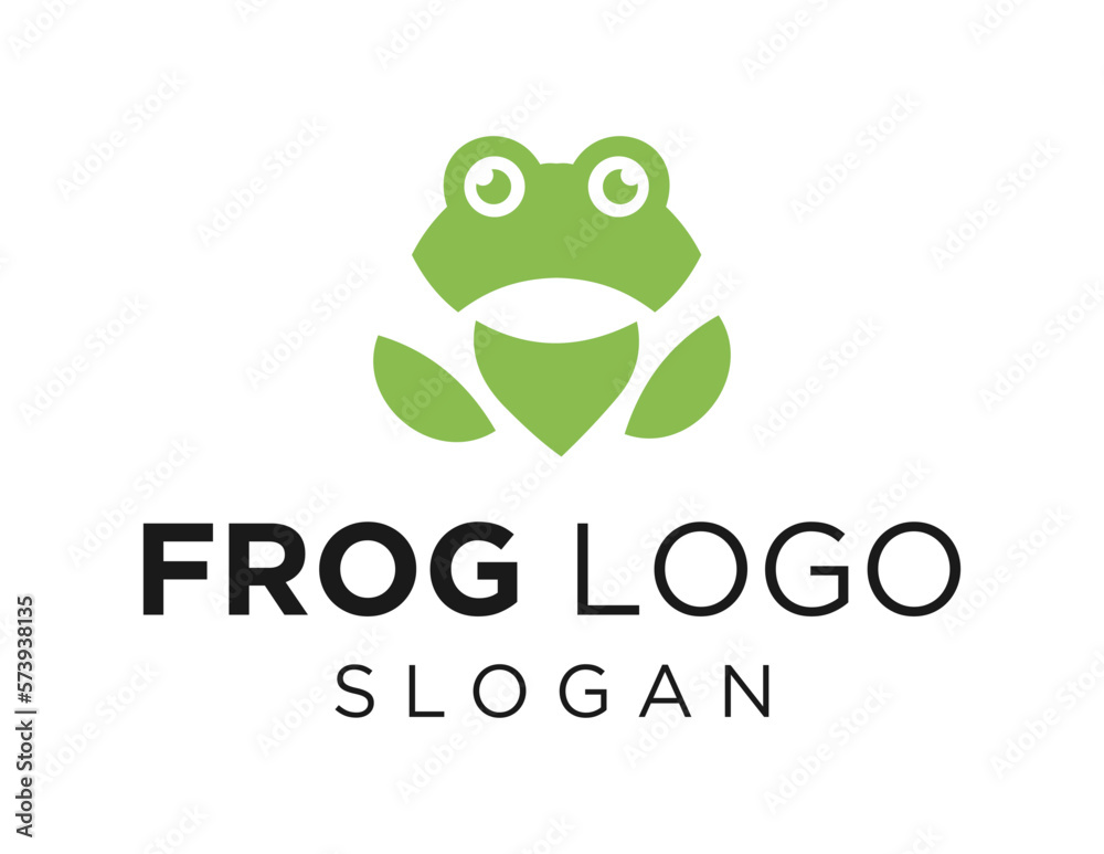 Logo design about Frog on a white background. created using the CorelDraw application. Logo design about Frog on a white background. created using the CorelDraw application.
