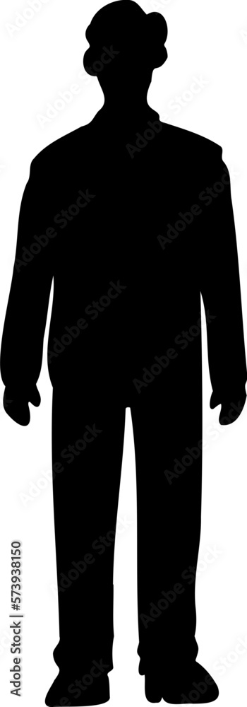 hand drawn human silhouette. hand drawn human silhouette.