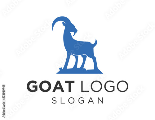 Logo design about Goat on a white background. created using the CorelDraw application.