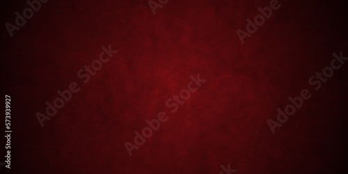 Dark red grunge textured concrete backdrop background. Panorama dark red black slate background or texture. Vector red grunge concrete texture. Stone wall background.