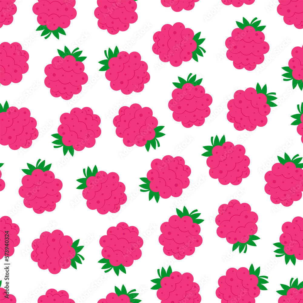 Seamless pattern raspberries vector illustration Seamless pattern raspberries vector illustration