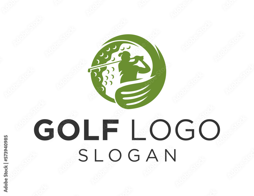 Logo design about Golf on a white background. created using the CorelDraw application.