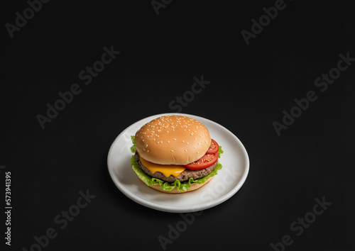Tasty Cheeseburger sandwich...