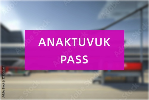 Airport of the city of Anaktuvuk Pass photo