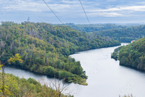 Titan RT Suspension bridge and Giga swing in Elbingerode, Oberharz am Brocken in Saxony-Anhalt Harz in Germany