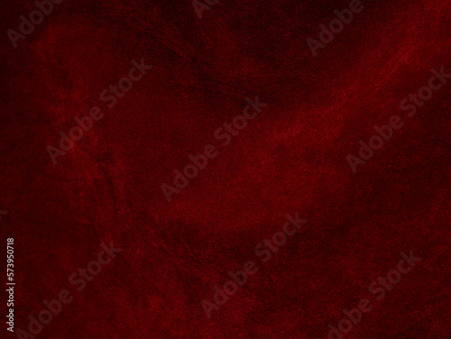 red velvet fabric texture used as background. Empty red fabric background of soft and smooth textile material. There is space for text.