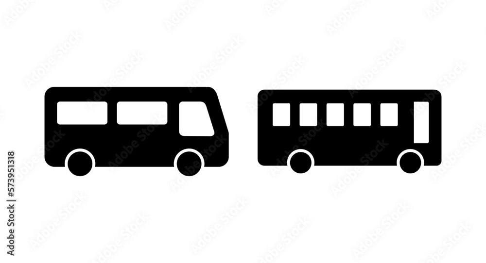 Bus icon vector illustration. bus sign and symbol. transport symbol Bus icon vector illustration. bus sign and symbol. transport symbol