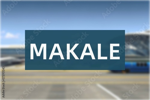 Airport of the city of Makale photo