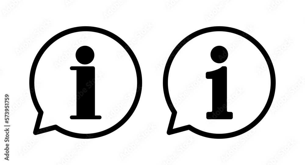 Info sign icon vector illustration. about us sign and symbol. Faq icon Info sign icon vector illustration. about us sign and symbol. Faq icon