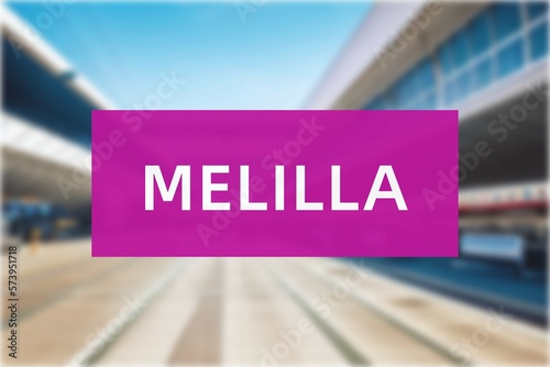 Airport of the city of Melilla