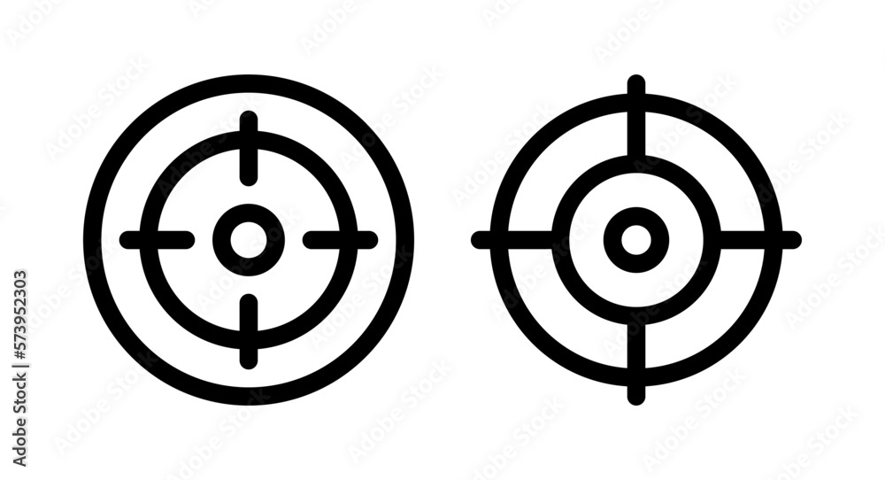 Target icon vector illustration. goal icon vector. target marketing sign and symbol Target icon vector illustration. goal icon vector. target marketing sign and symbol