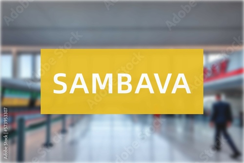 Airport of the city of Sambava photo