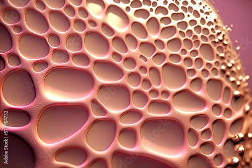 Close up Cell surface layer skin texture for beauty and cosmetics advertisement. Generative AI