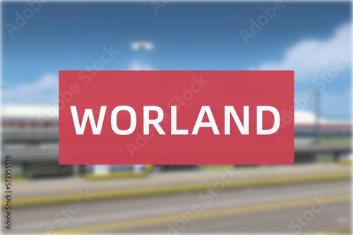 Airport of the city of Worland photo