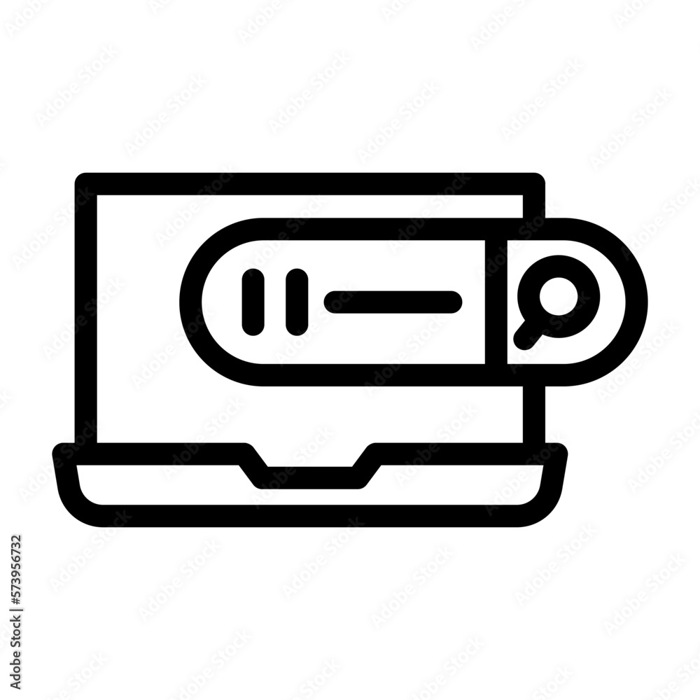 search line icon illustration vector graphic search line icon illustration vector graphic