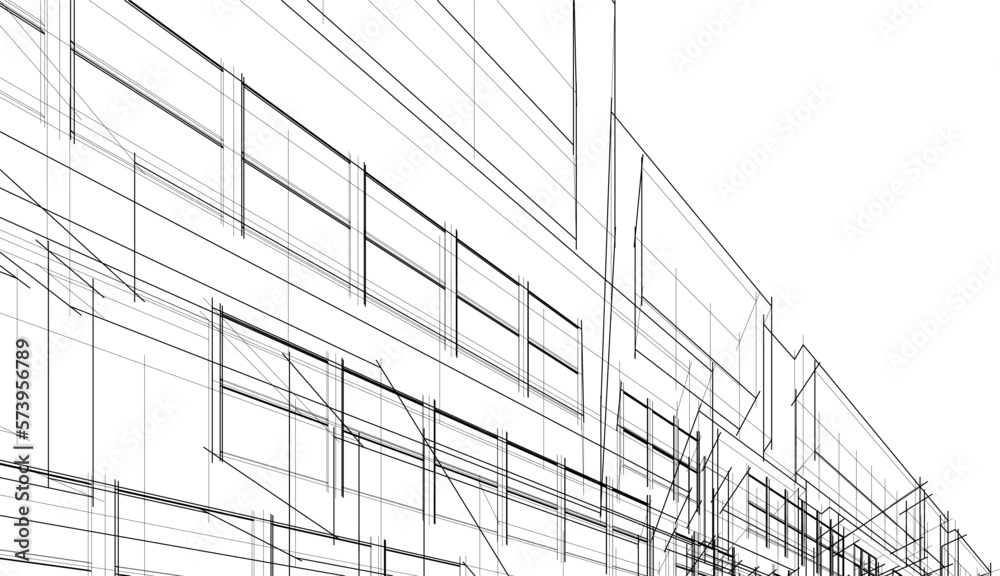 abstract architecture design vector illustration abstract architecture design vector illustration